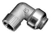 Pex-systemer - Roth Vinkel 90° 18 mm x 1/2" nippel rustfrit stål - 17046605.318