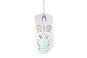 Mus - Deltaco GAMING WM75 Ultralight Wired - Gaming Mus - 7 knapper - Hvid med RGB-LED lys - GAM-108-W