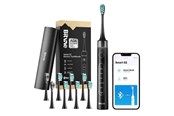 Eltandbørste - Bitvae Eltandbørste Sonic toothbrush with app tips set and travel etui S2 (black) - S2 Black+heads+case
