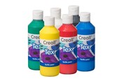 Kreativt Legetøj - Creall Textile Paint 6x250ml - 24045