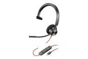 Hovedtelefoner/headset - Poly Blackwire 3310 | On Ear headset | Microphone - 8X216AA