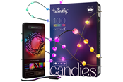 Smart Home - Twinkly Candies – 100 Pearl-shaped RGB LEDs Green Wire USB-C - TWKP100RGB-G