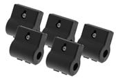 Kabler - diverse - Deltaco Mounting clips for modular adapter rings 5-pack black - HDMI-ARACCX5