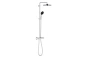 Brus og monteringstilbehør - Grohe Vitalio Start 250 brusesystem med termostat til væg 8,5l, krom - 26677001