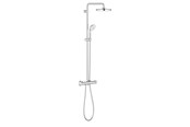 Brus og monteringstilbehør	 - Grohe NTempesta 210 brusesystem med termostat til væg, krom - 26848000