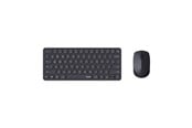 Tastatur - RAPOO 9010M - Tastatur & Mus sæt - Nordisk - Sort - 12654