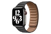 Smartwatch - Tilbehør - Lippa Apple Watch Magnetisk læderrem 38/40/41 - Sort / Brun - LPAW001