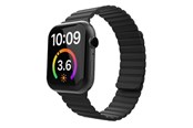 Smartwatch - Tilbehør - Lippa Apple Watch magnetisk silikonerem 42/44/45/49 - Sort - LPAW121