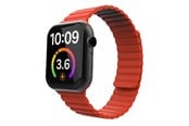 Smartwatch - Tilbehør - Lippa Apple Watch magnetisk silikonerem 42/44/45/49 - Rød - LPAW119