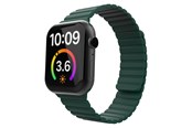 Smartwatch - Tilbehør - Lippa Apple Watch magnetisk silikonerem 42/44/45/49 - Mørkegrøn - LPAW118