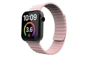 Smartwatch - Tilbehør - Lippa Apple Watch magnetisk silikonerem 42/44/45/49 - Pink - LPAW117