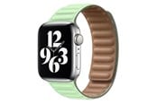Smartwatch - Tilbehør - Lippa Apple Watch magnetisk læderrem 42/44/45/49 - Turkis - LPAW097