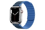 Smartwatch - Tilbehør - Lippa Apple Watch Magnetisk Silikonerem 38/40/41 38/40/41 - Mørkeblå - LPAW079