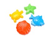 Udendørsleg - Androni Sand molds Sea animals 4 pcs. - 3609-0000