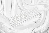 Tastatur - Ducky Zero 6108 - Wireless - Gaming Tastatur - Nordisk - Hvid - DKZE2408ST3-CPFIPDOECL2WW1