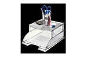 Arkivering & Opbevaring - Leitz Plus - letter tray riser - transparent grey - 52340092
