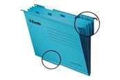 Arkivering & Opbevaring - Esselte Pendaflex - hanging file - for A4 - tabbed - blue - 93133