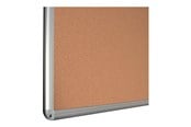 Konference & Præsentation - Esselte bulletin board - 1200 x 1500 mm - natural brown - 18422
