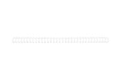 Blæk, Toner & Forbrugsstoffer - GBC Wire indbindingsryg  3:1 NO6 A4 Hvid - RE810670