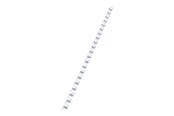 Blæk, Toner & Forbrugsstoffer - GBC CombBind indbindingsryg Combs 8mm A4 21R Hvid - 4028194