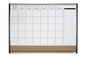 Konference & Præsentation - Nobo Quartet combo board: whiteboard bulletin board - 585 x 430 mm - 1903813