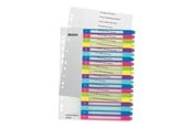 Arkivering & Opbevaring - Leitz WOW - divider - 20 parts - for A4 Maxi - tabbed - multicolour - 12450000