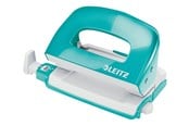 Skrivebordstilbehør - Leitz Hulapparat  NeXXt WOW Mini, 2 huls 10 ark Isblå - 50601051