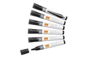 Skrive- og Tegneværktøjer - Nobo Liquid Ink - marker - black (pack of 12) - 1901073