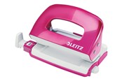 Skrivebordstilbehør - Leitz Hulapparat  NeXXt WOW Mini, 2 huls 10 ark Pink - 50601023