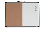 Konference & Præsentation - Nobo Quartet combo board: whiteboard bulletin board - 585 x 430 mm - 1903784