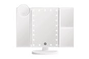 Makeupspejl - UNIQ Hollywood trifold make up spejl - hvid - 4777-1