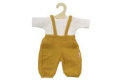 Dukker & Tilbehør - Heless Dolls Dungarees Ocher Yellow size 28-35 cm - 1415