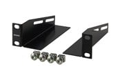 Netværkstilbehør - Deltaco L-support Rails 10" Cabinet 1U 136mm deep (2-Pack) Black - 10-33L