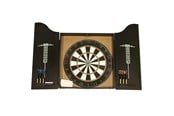 Brætspil - Nordic Games Dartskive klassisk i dartskab med dartpile - 809-074