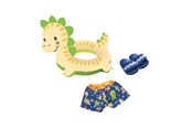 Dukker & Tilbehør - Heless Doll Swimming set Dino 35-45 cm - 22