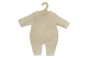 Dukker & Tilbehør - Heless Dolls Knit Overall Ecru 35-45 cm - 2480