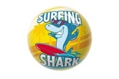 Udendørsleg - Mondo Decorball Surfing Shark 23cm - 26077