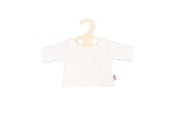 Dukker & Tilbehør - Heless Doll T-Shirt White on Clothes Hanger size 35-45 cm - 2956