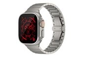 Smartwatch - Tilbehør - Just Mobile Titanium Watch Band for Apple Watch Ultra (1&2) with DLC coating - WB49-101TI