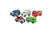 Legetøjsbil - Road Rippers Mini 5pk City Service 10cm - 20381