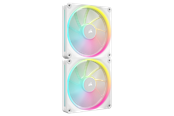 Kabinet Køler - Corsair iCUE LINK LX140 2-pack - Kabinet køler - 140mm - Hvid - 36 dBA - CO-9051032-WW