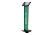 Skærmholder - Compulocks Galaxy Tab A9+ Apex Enclosure Brandable Floor Stand Black - 140B87GAPX9B