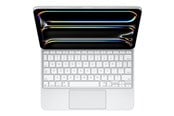 Tastatur - Apple Magic Keyboard for iPad Pro 11‑inch (M4) - US English - White - Tastatur & Folio sæt - Amerikansk engelsk - Hvid - MWR03LB/A