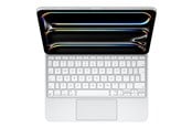 Tastatur - Apple Magic Keyboard for iPad Pro 11" M5 | M4 - International English - White - Tastatur & Folio sæt - Engelsk - Hvid - MWR03Z/A