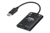 Skærm & Lyd switch - ATEN VS92DP - video splitter - 2 ports - VS92DP-AT