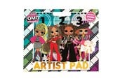 Kreativt Legetøj - L.O.L. LOL. Artist Pad Coloring Book with Sticker Sheet - OM04026