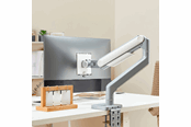 Skærmholder - Alterzone Arm Momentum Heavy-duty Enkelt Monitor Arm, Sølv - ALZARMMTUM-G