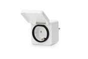 Smart Home - Nedis SmartLife Smart Plug Zigbee 3.0, IP44, Effektmåler, 3680 W, Type F (CEE 7/7), Hvid - ZBPO130FWT