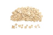 Kreativitet & Hobbyartikler - Colorations - Wooden Shapes in 5 Designs 350pcs. - WSHAPE