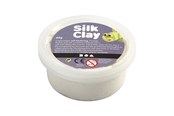Konstruktionslegetøj - Silk Clay - White 40gr. - 79101